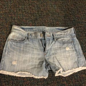 Loft jean shorts